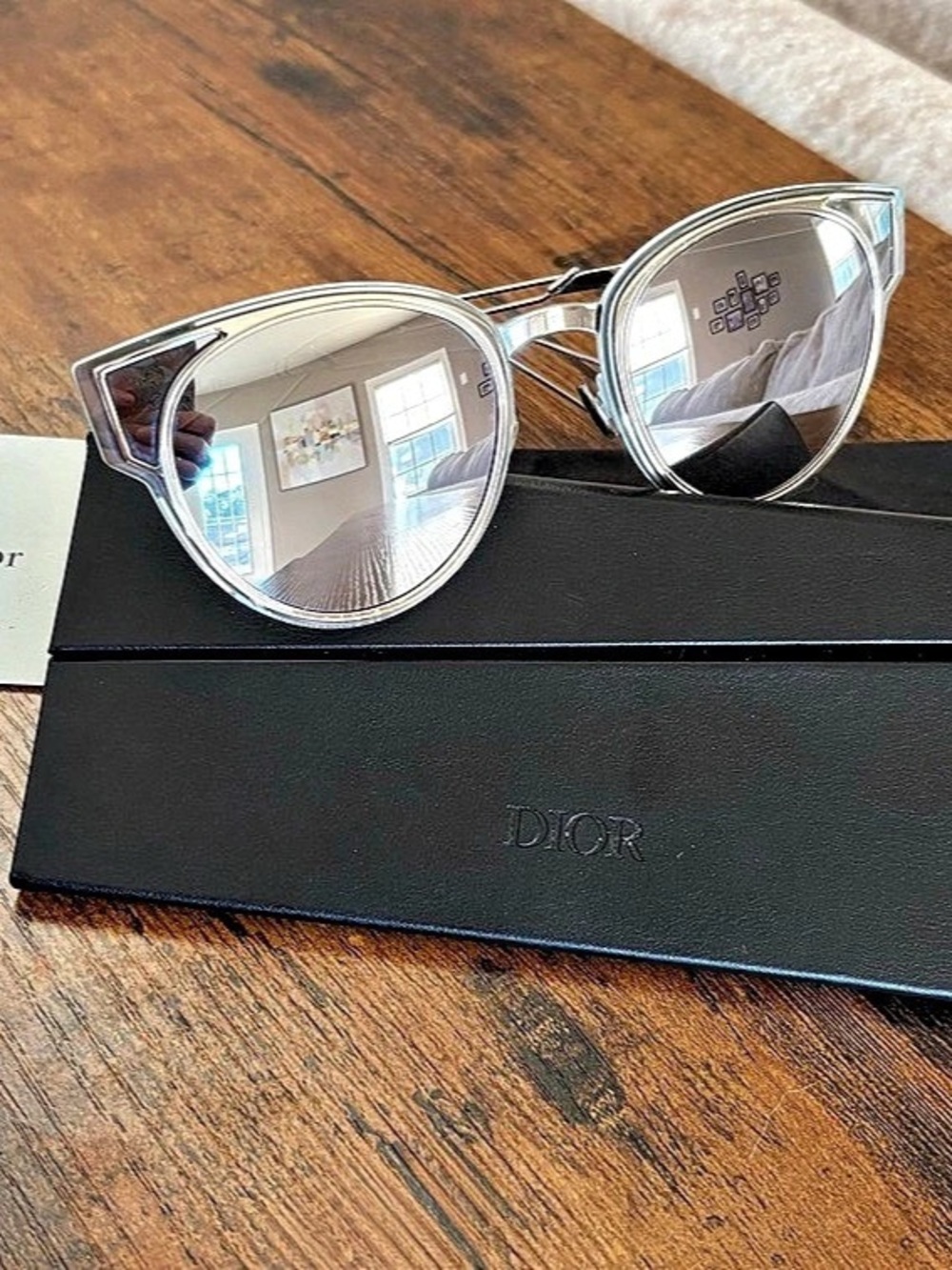 Christian Dior Diorama Club Silver Sunglasses
